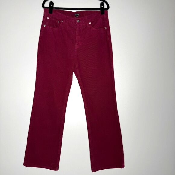 J. Crew 2023 High Rise Slim Demi Boot Corduroy Pant Women's Size 29 - Picture 10 of 10